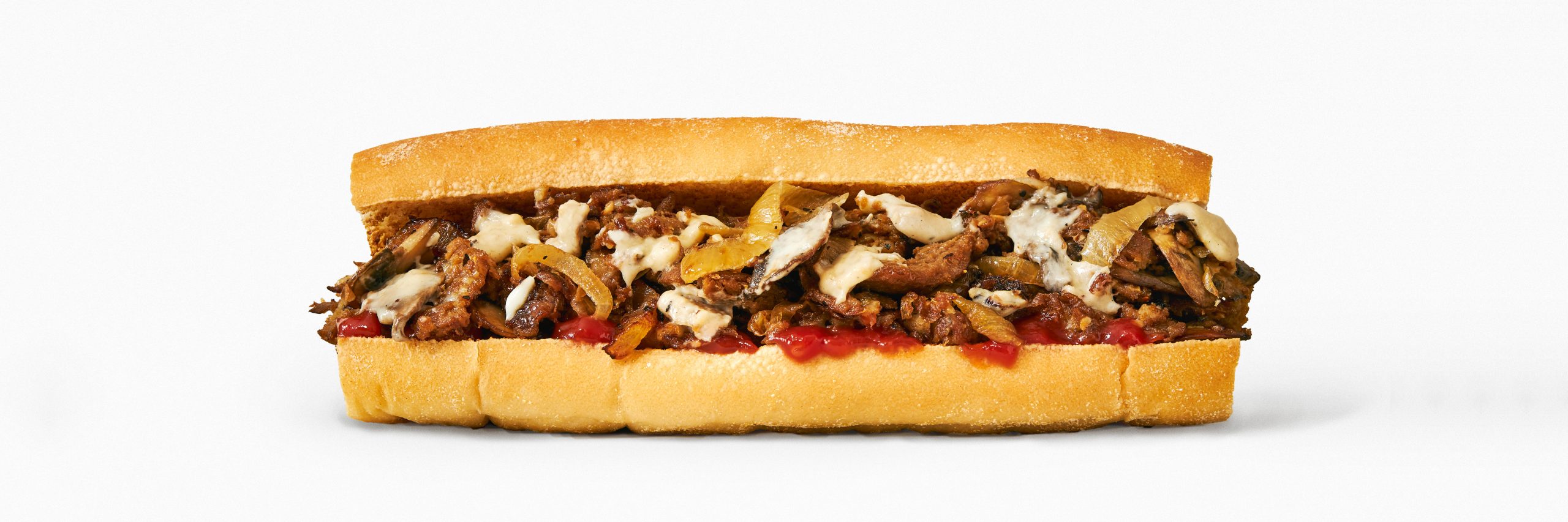 A cheesesteak-style sandwich from HipCityVeg.