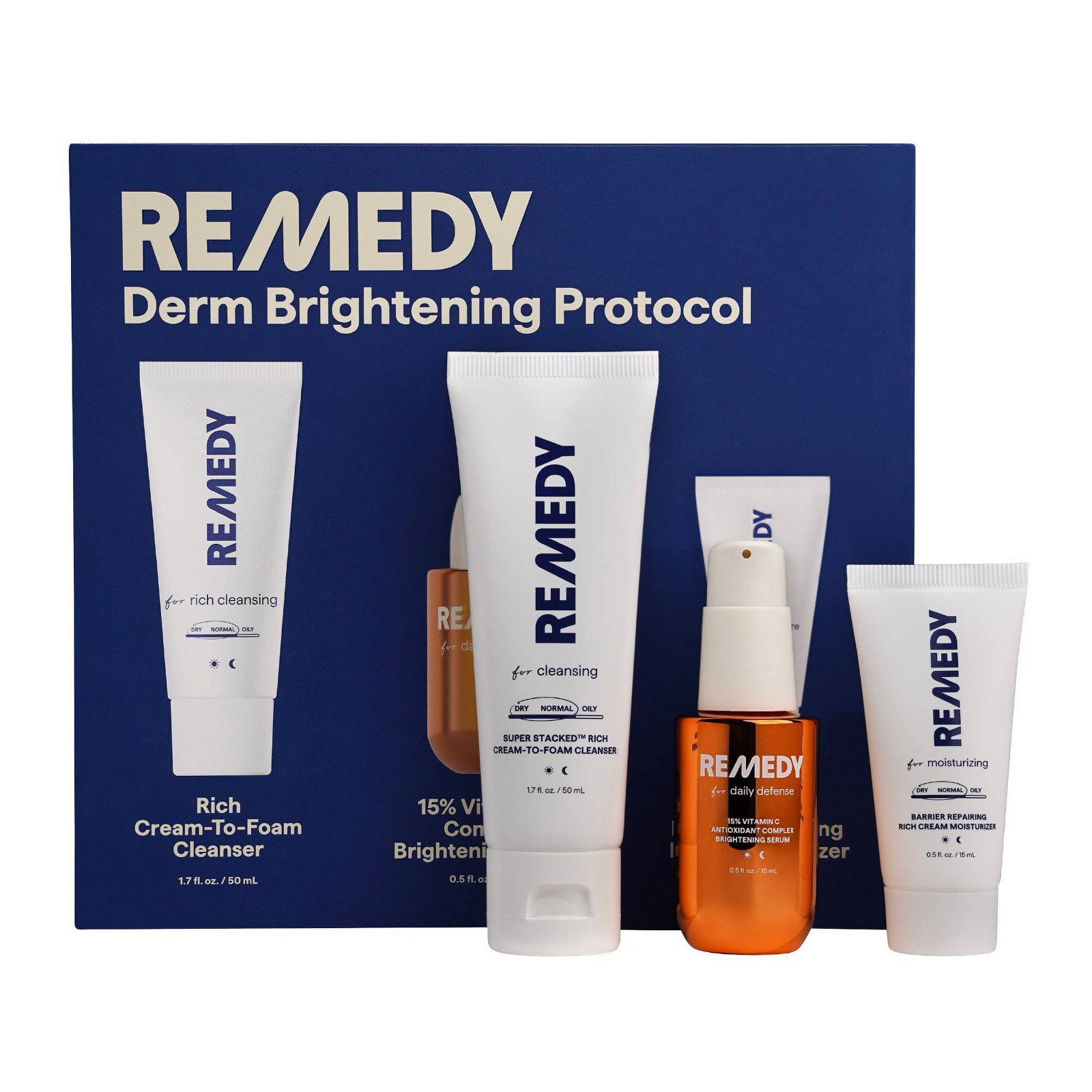 Remedy Brightening 3-Piece Protocol Kit, one of 10 vegan beauty products at Target